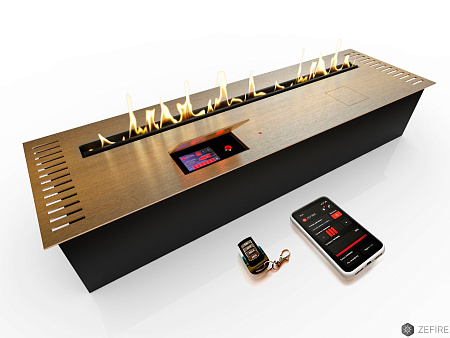 Автоматический биокамин ZeFire Automatic M 1000 с ДУ латунный (ZeFire)