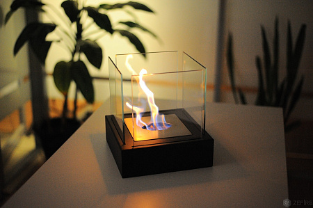 Биокамин Quant metall черный (ZeFire)