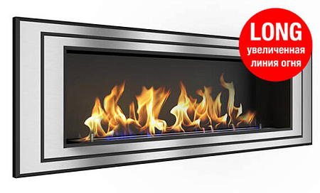 Биокамин Sirius 1200 Long со стемалитом (ZeFire)