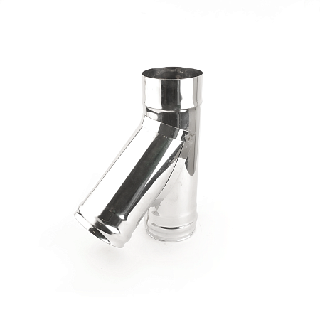 Тройник нерж. (AISI 430/0,8мм) 45* 