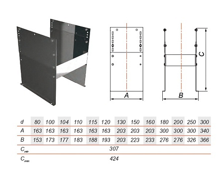 Основание напольное зеркальный Aisi 304 0.5мм