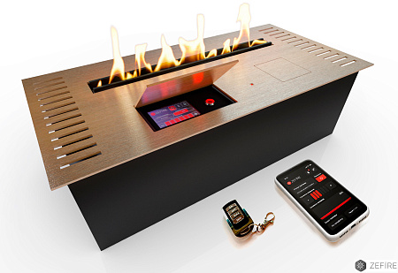 Автоматический биокамин ZeFire Automatic M 600 с ДУ латунный (ZeFire)