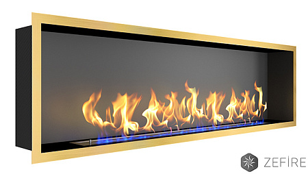 Биокамин Flagman 1600 латунный со стемалитом