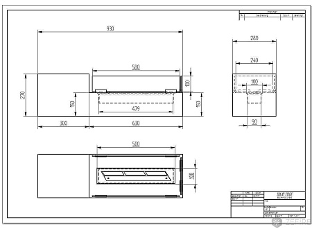 Биокамин Podium 900 (ZeFire)