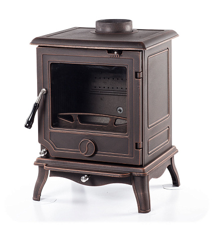 Печь чугунная FINN патина медь