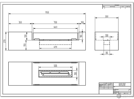 Биокамин Podium 1100 (ZeFire)