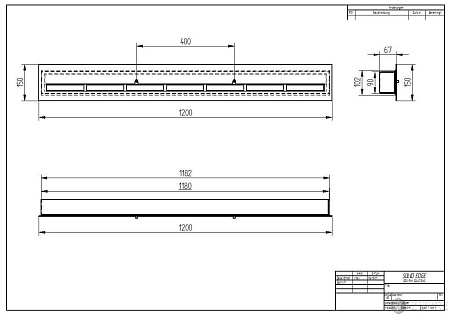 Прямоугольный контейнер ZeFire 1200 с крышкой внутри (ZeFire)